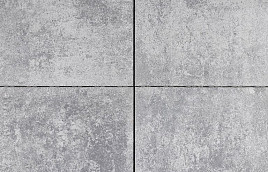 Trippel T Grijs nuance 80x80x4 cm
