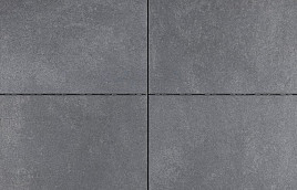 Trippel T Zwart/Grijs 80x80x4 cm