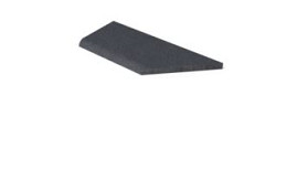 Sch.Oudhollands Zwembadrand Grijs Hoek Links 100/60x40x5cm